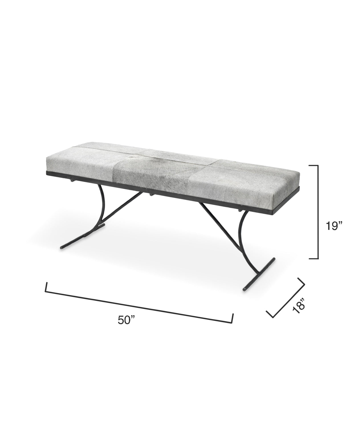Jamie Young Kai Hide Bench