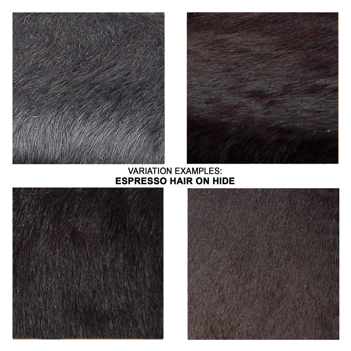 Jamie Young Shelby Hide Bar Stool, Espresso