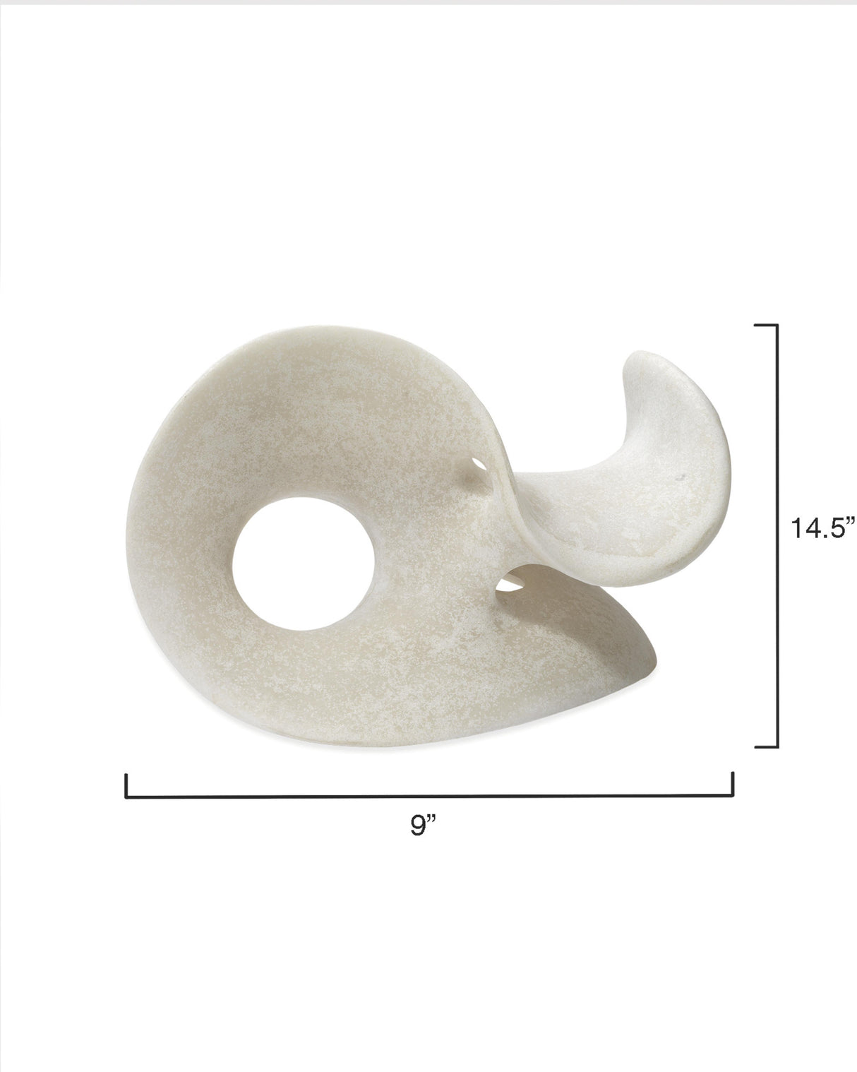 Jamie Young Amorphous Resin Decorative Table Object, White