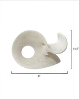Jamie Young Amorphous Resin Decorative Table Object, White