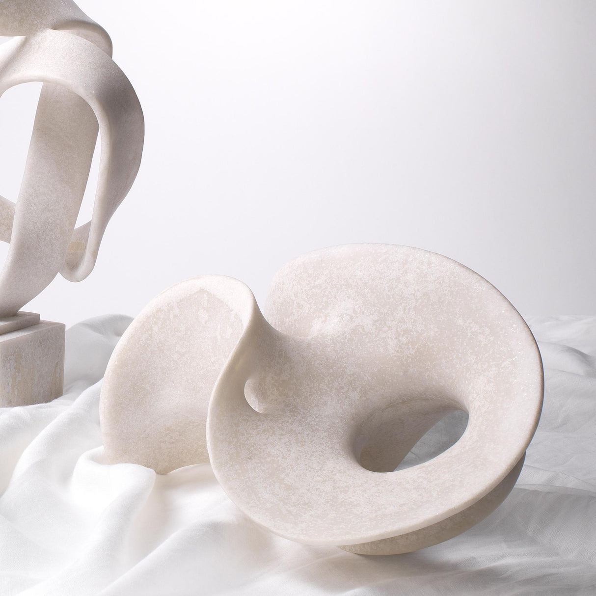 Jamie Young Amorphous Resin Decorative Table Object, White