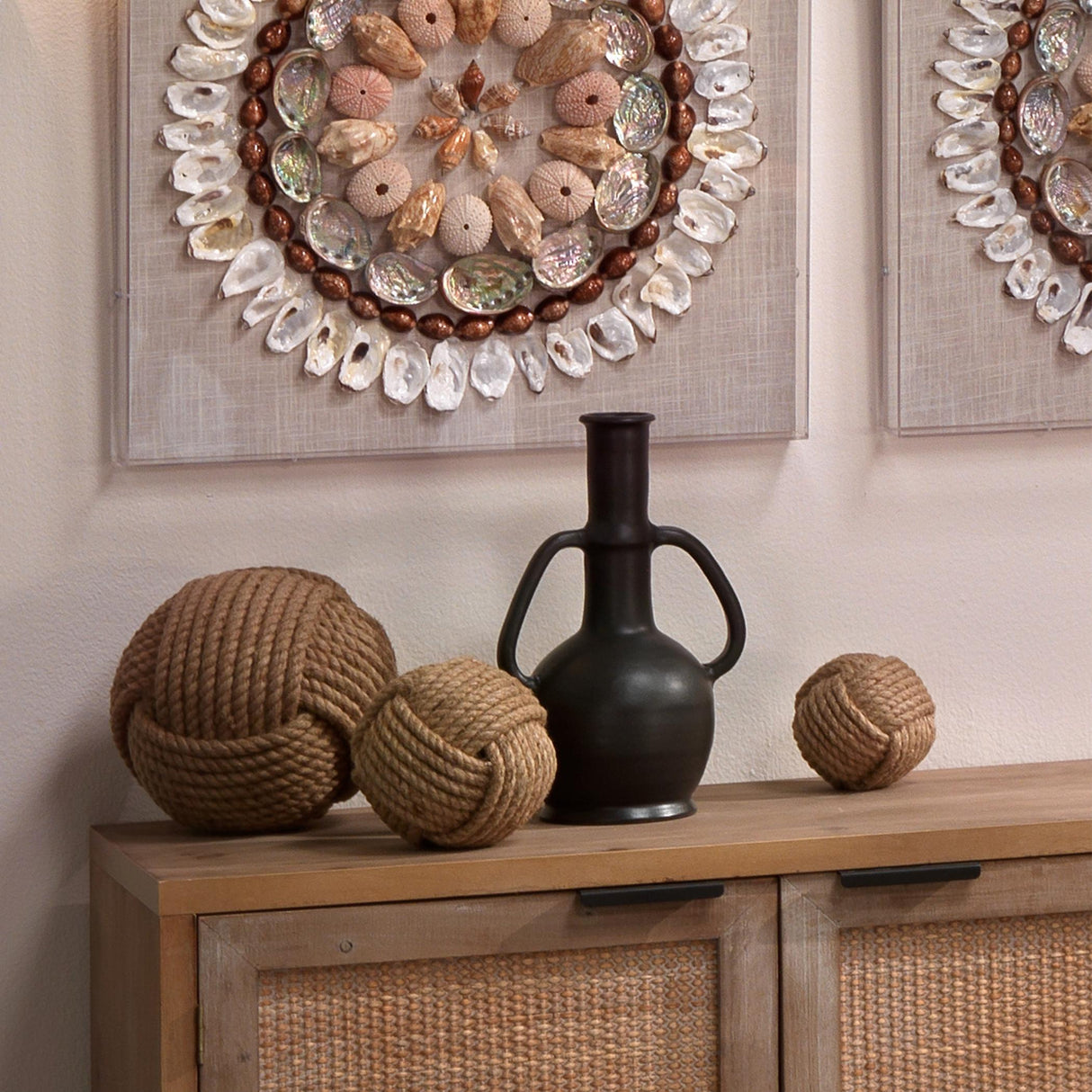 Jamie Young Jute Spheres (Set of 3)