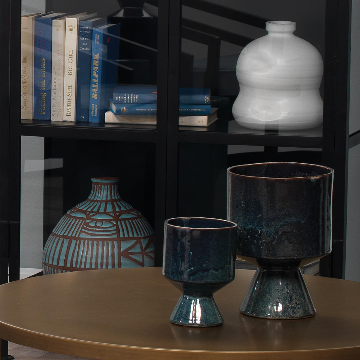 Jamie Young Berkeley Ceramic Decorative Pots (set of 3)