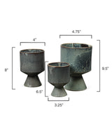 Jamie Young Berkeley Ceramic Decorative Pots (set of 3)