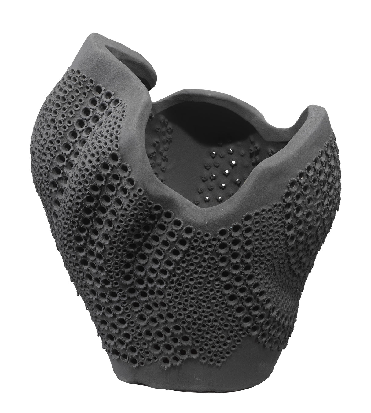 Jamie Young Eclipse Porcelain Decorative Vase, Black