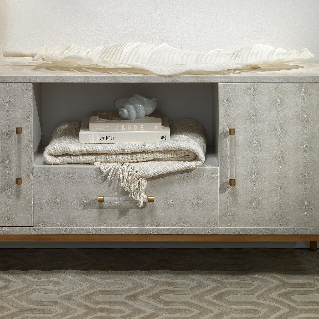 Jamie Young Feather Resin Decorative Object