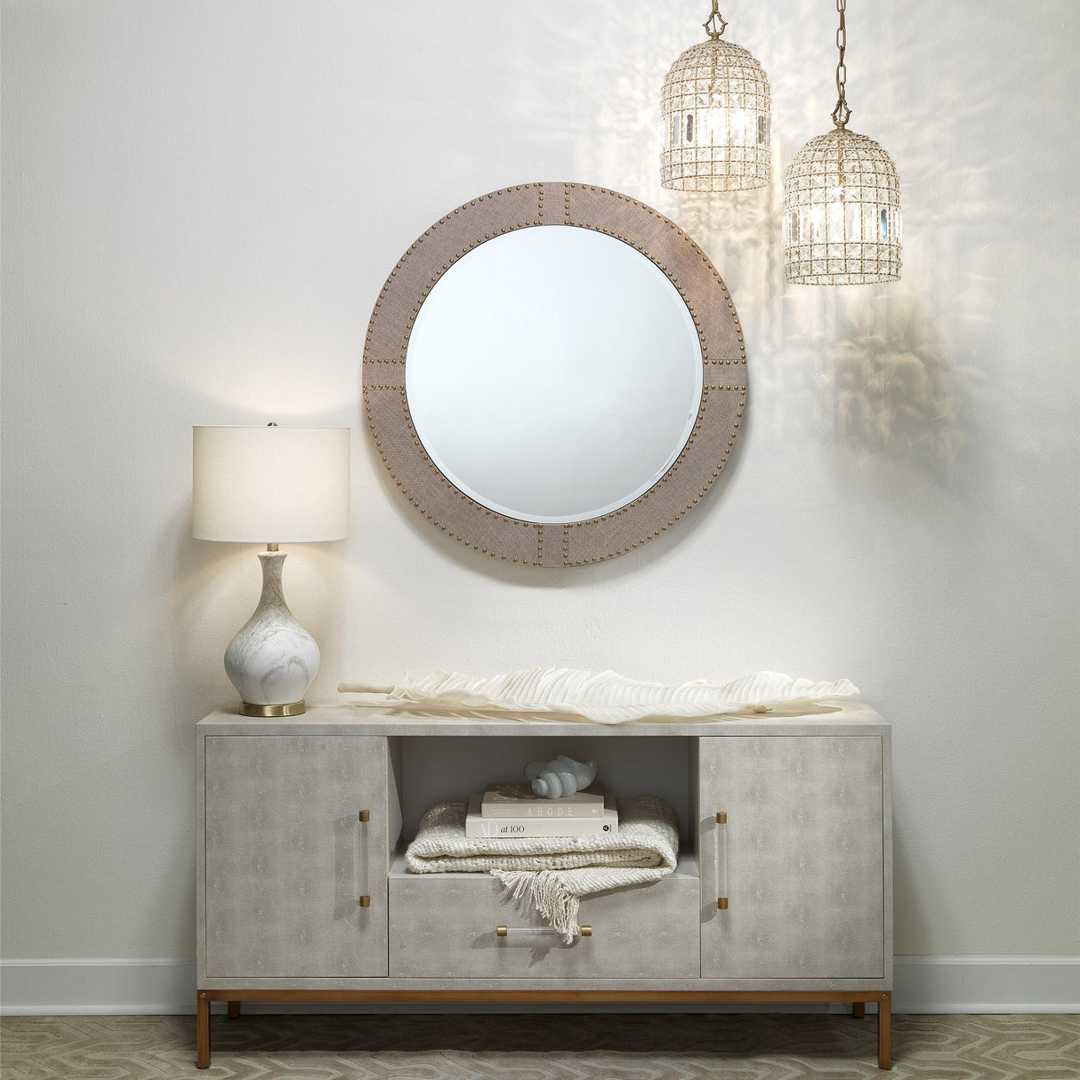 Jamie Young Feather Resin Decorative Object