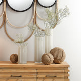 Jamie Young Gwendolyn Hand Blown Glass Vases (Set of 3), Grey