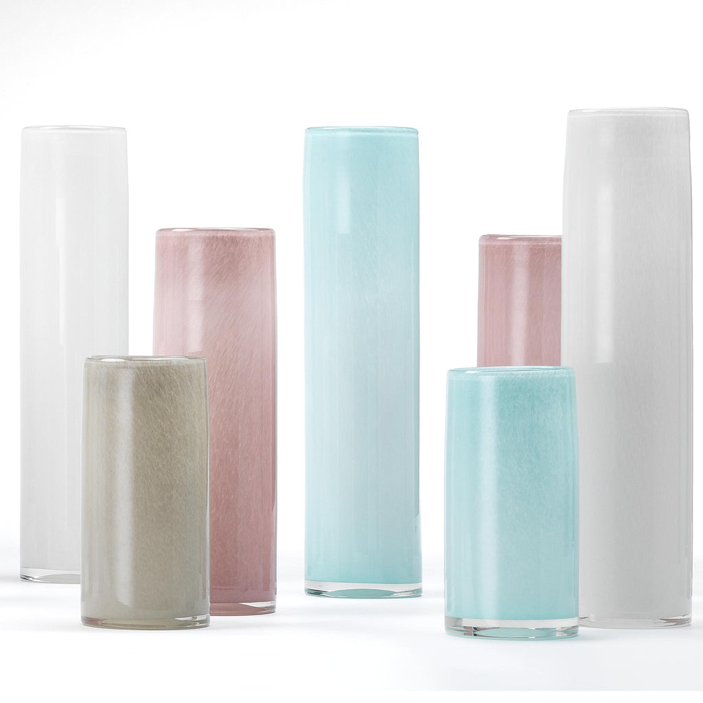 Jamie Young Gwendolyn Hand Blown Vases (Set of 3) Grey Accents