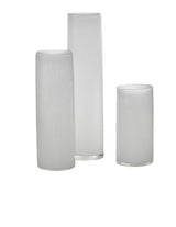Jamie Young Gwendolyn Hand Blown Glass Vases (Set of 3), White