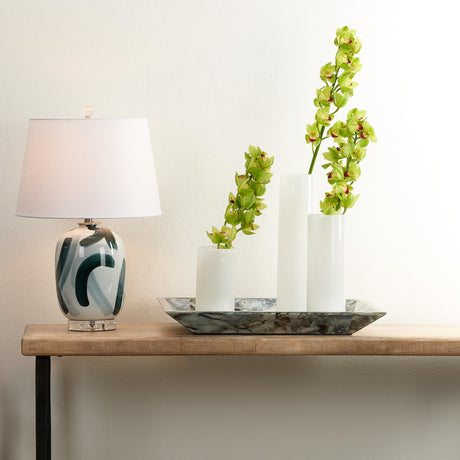 Jamie Young Gwendolyn Hand Blown Glass Vases (Set of 3), White