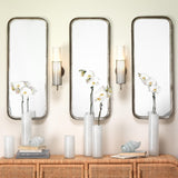 Jamie Young Gwendolyn Hand Blown Glass Vases (Set of 3), White