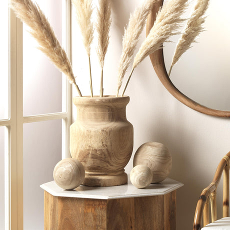 Jamie Young Laguna Wooden Decorative Vase