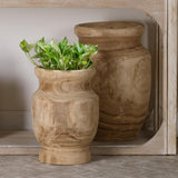 Jamie Young Laguna Wooden Decorative Vase