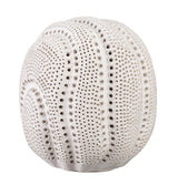 Jamie Young Lunar Porcelain Decorative Sphere, White