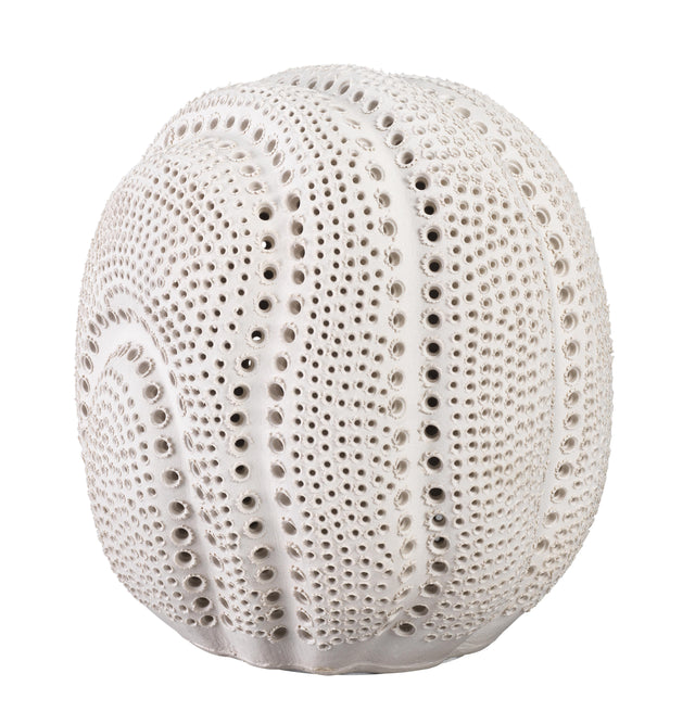 Jamie Young Lunar Porcelain Decorative Sphere, White