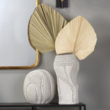 Jamie Young Lunar Porcelain Decorative Sphere, White