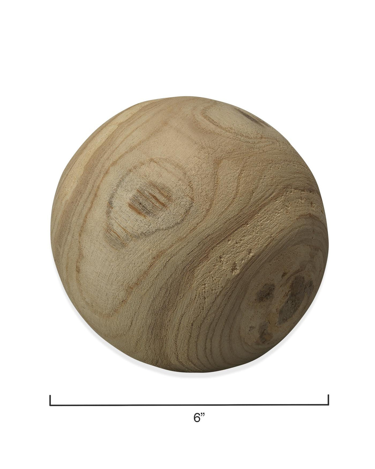 Jamie Young Malibu Wood Spheres (set of 3)