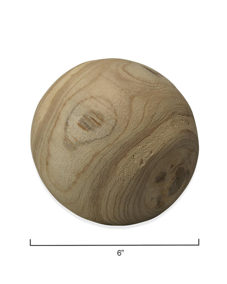 Jamie Young Malibu Wood Spheres (set of 3)