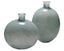 Jamie Young Minx Decorative Glass Vases (set of 2), Grey