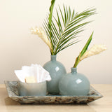 Jamie Young Minx Decorative Glass Vases (set of 2), Grey