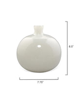 Jamie Young Minx Decorative Glass Vases (set of 2), White