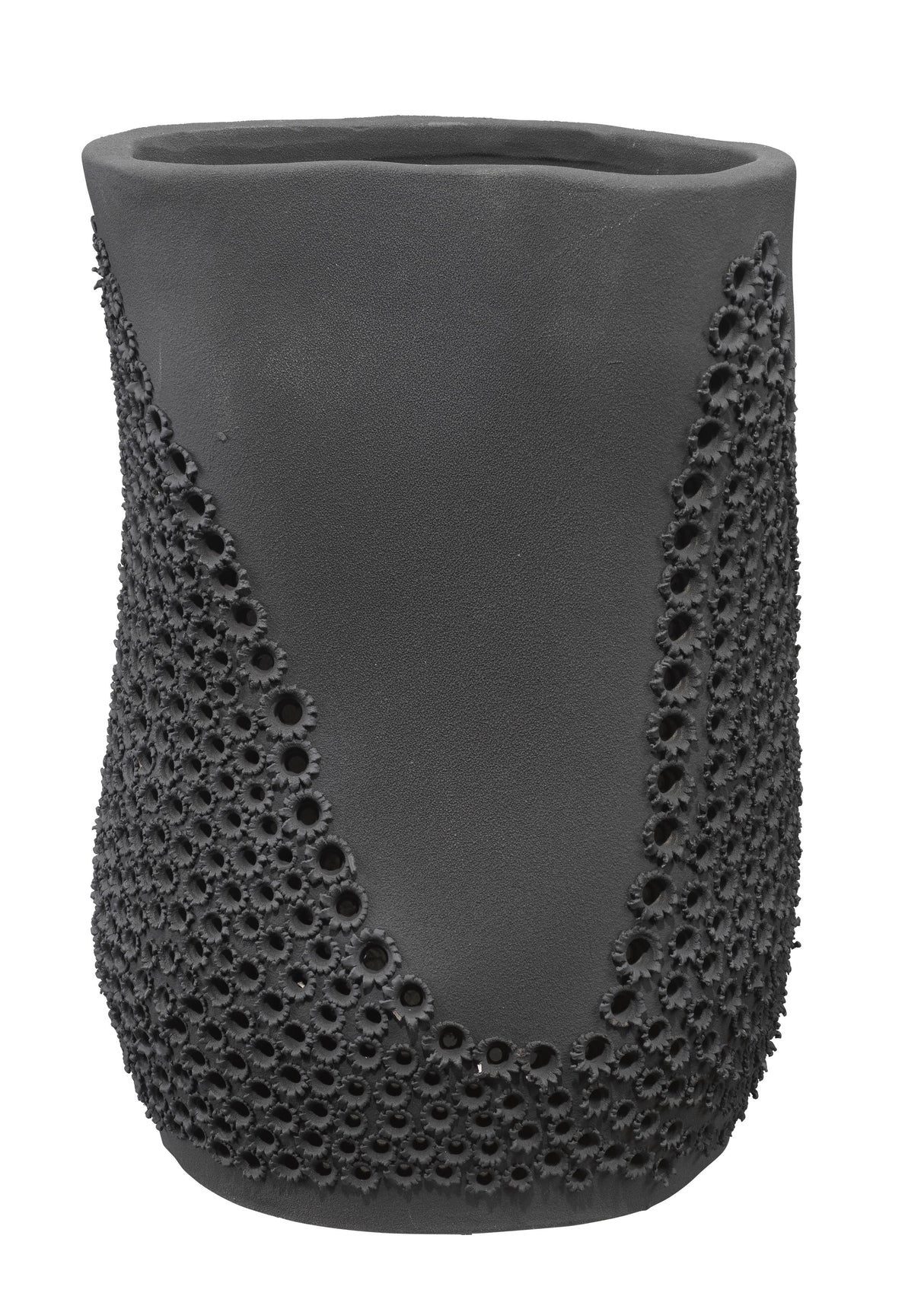 Jamie Young Moonrise Porcelain Decorative Vase, Black