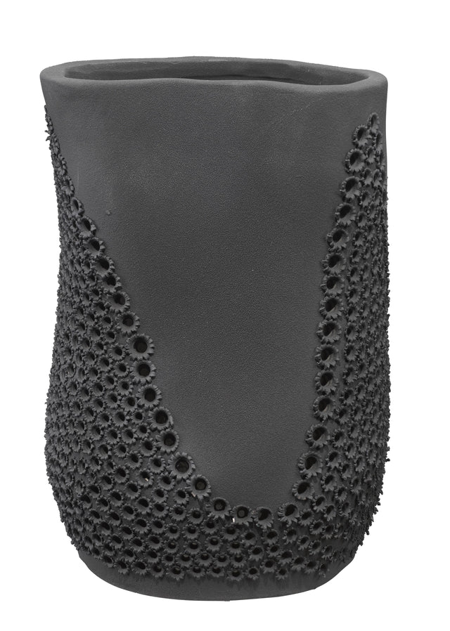 Jamie Young Moonrise Porcelain Decorative Vase, Black