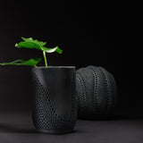 Jamie Young Moonrise Porcelain Decorative Vase, Black