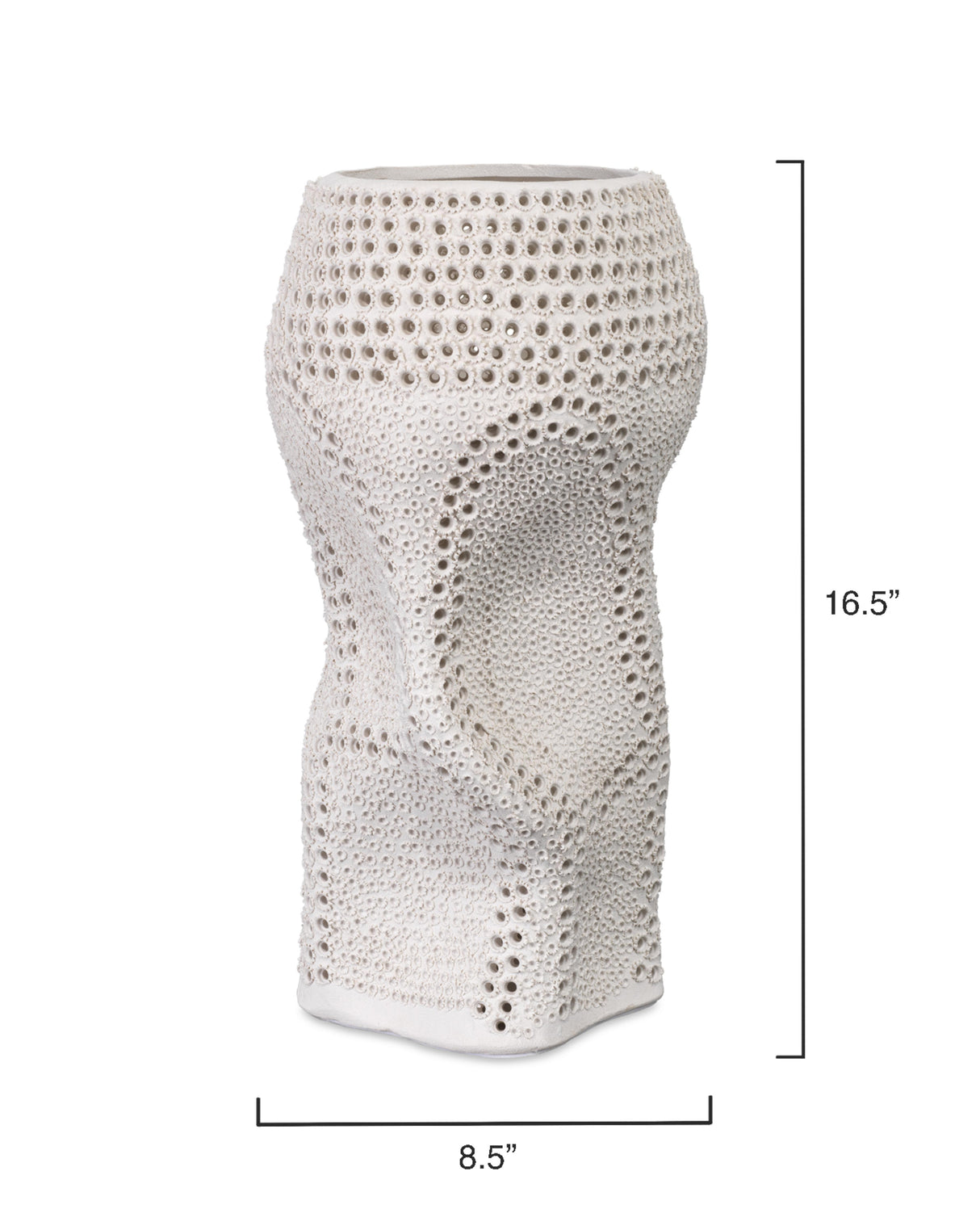 Jamie Young Night Sky Porcelain Decorative Vase, White