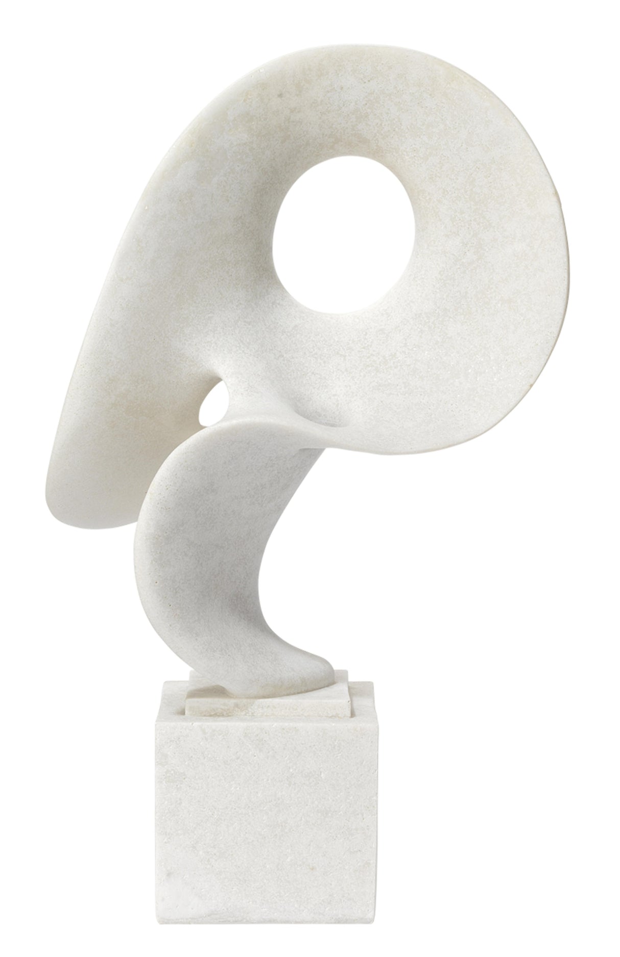 Jamie Young Obscure Resin Decorative Table Object, White