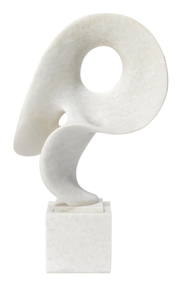 Jamie Young Obscure Resin Decorative Table Object, White