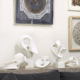 Jamie Young Obscure Resin Decorative Table Object, White