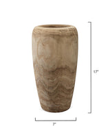 Jamie Young Ojai Wooden Decorative Vase