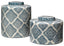 Jamie Young Oran Ceramic Decorative Canisters (Set of 2)