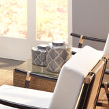 Jamie Young Oran Ceramic Decorative Canisters (Set of 2)