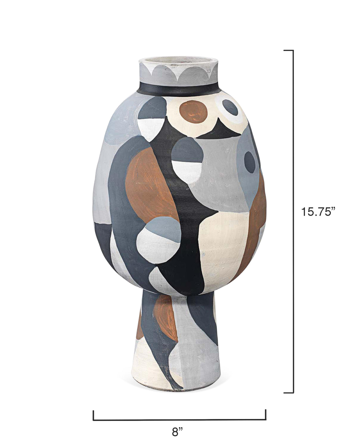 Jamie Young Pablo Ceramic Decorative Vase, Medium