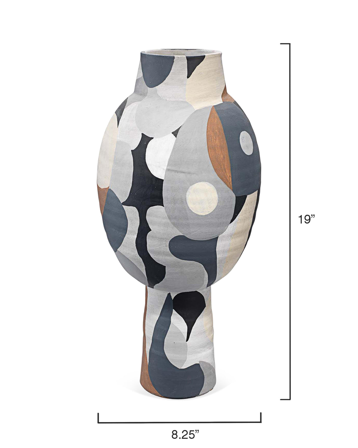 Jamie Young Pablo Ceramic Decorative Vase, Tall