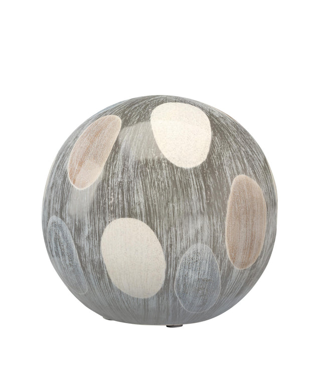 Jamie Young Painted Ceramic Decorative Sphere, Small