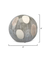 Jamie Young Painted Ceramic Decorative Sphere, Small