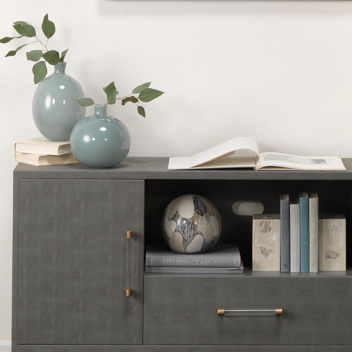 Jamie Young Painted Sphere Cream Accents