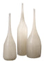 Jamie Young Pixie Decorative Glass Vases (set of 3), Grey