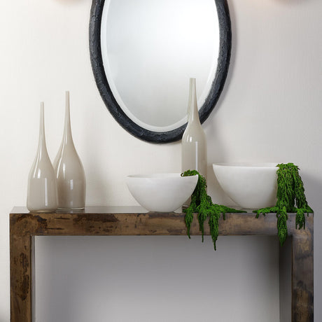 Jamie Young Pixie Decorative Glass Vases (set of 3), Grey