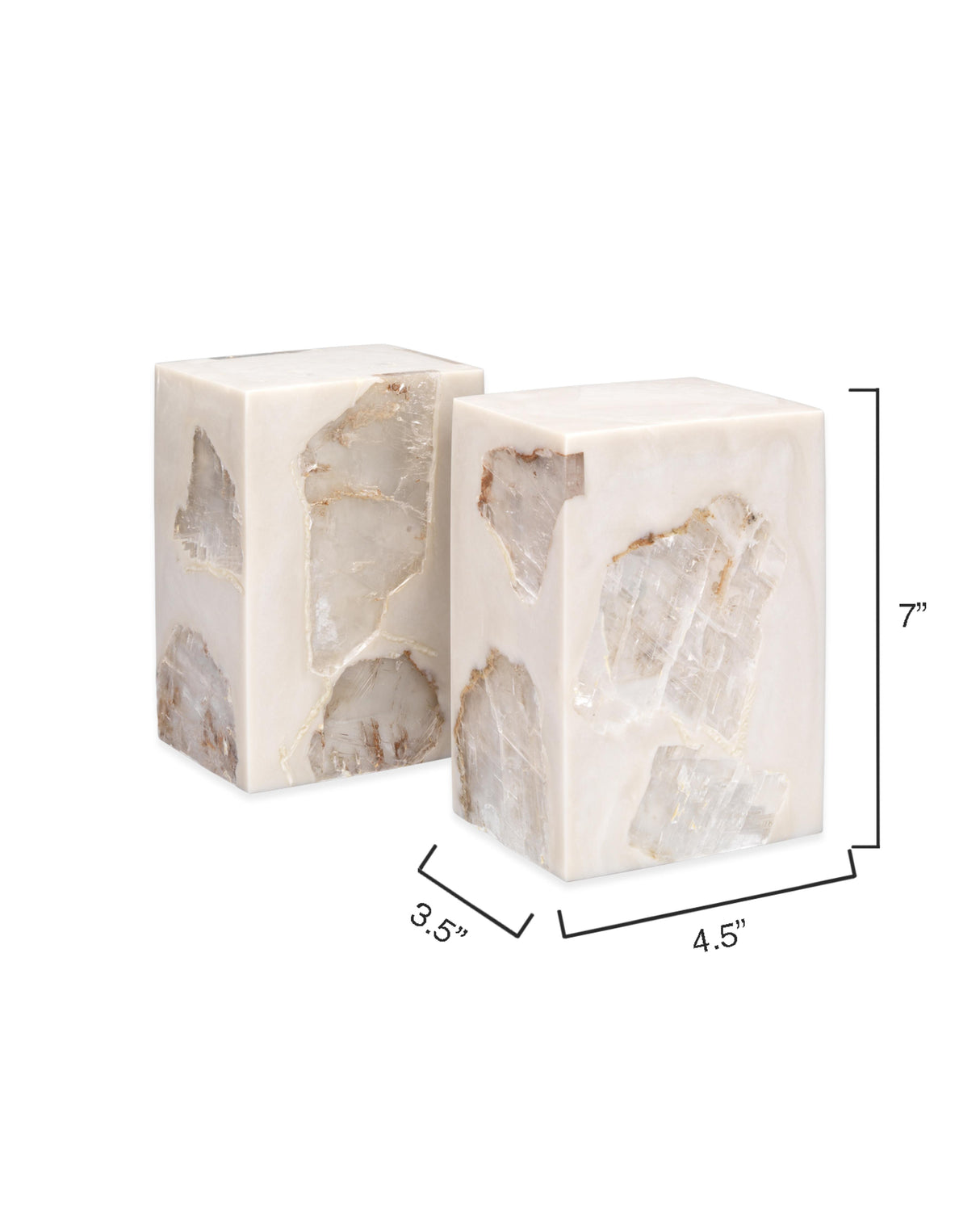Jamie Young Slab Mica Bookends (Set of 2)