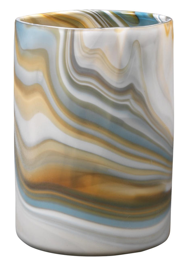 Jamie Young Terrene Hand Blown Decorative Glass Vase, Medium