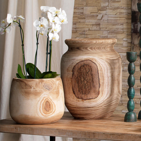 Jamie Young Topanga Wooden Decorative Vase