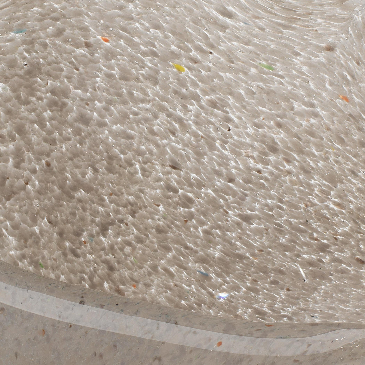 Jamie Young Triton Hand Blown Decorative Glass Shell, Grey