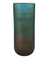 Jamie Young Vapor Hand Blown Decorative Glass Vase, Aqua
