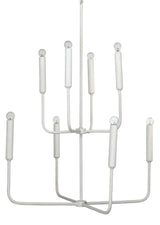 Jamie Young Mercer Two-Tier Gesso Chandelier