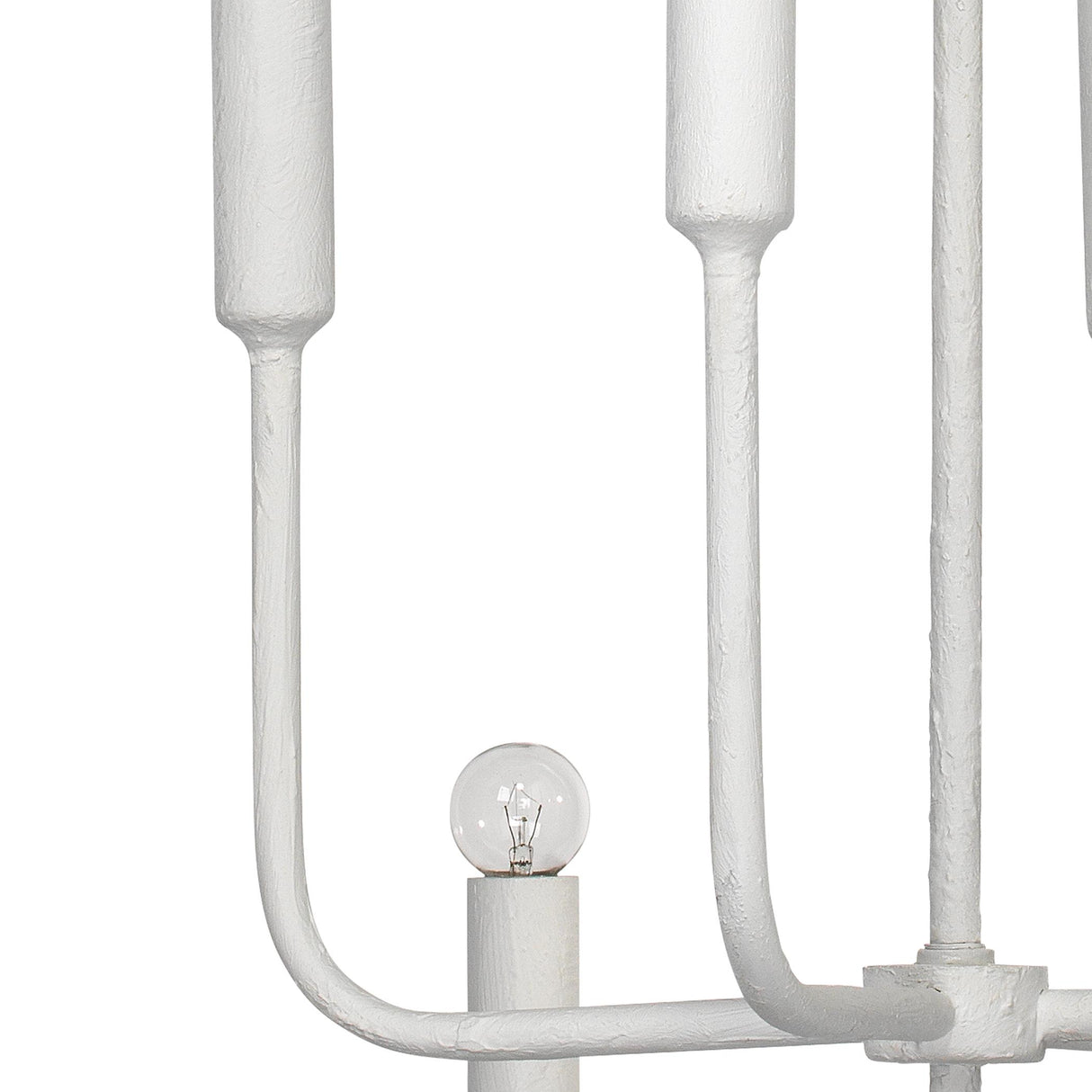 Jamie Young Mercer Two-Tier Gesso Chandelier